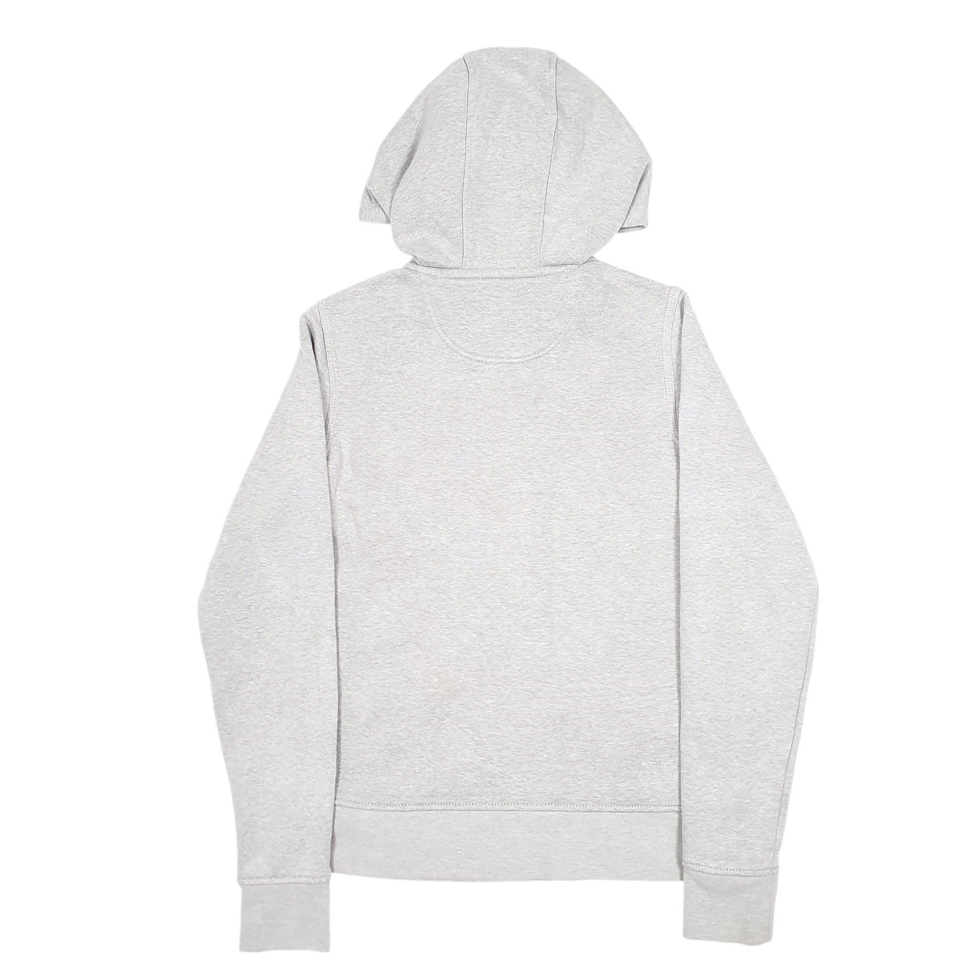 Womens Grey Carhartt Workwear Hoodie Quarter Zip Jumper