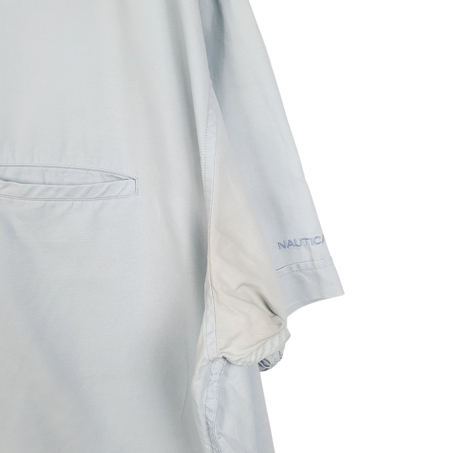 Mens Blue Nautica  Short Sleeve Shirt