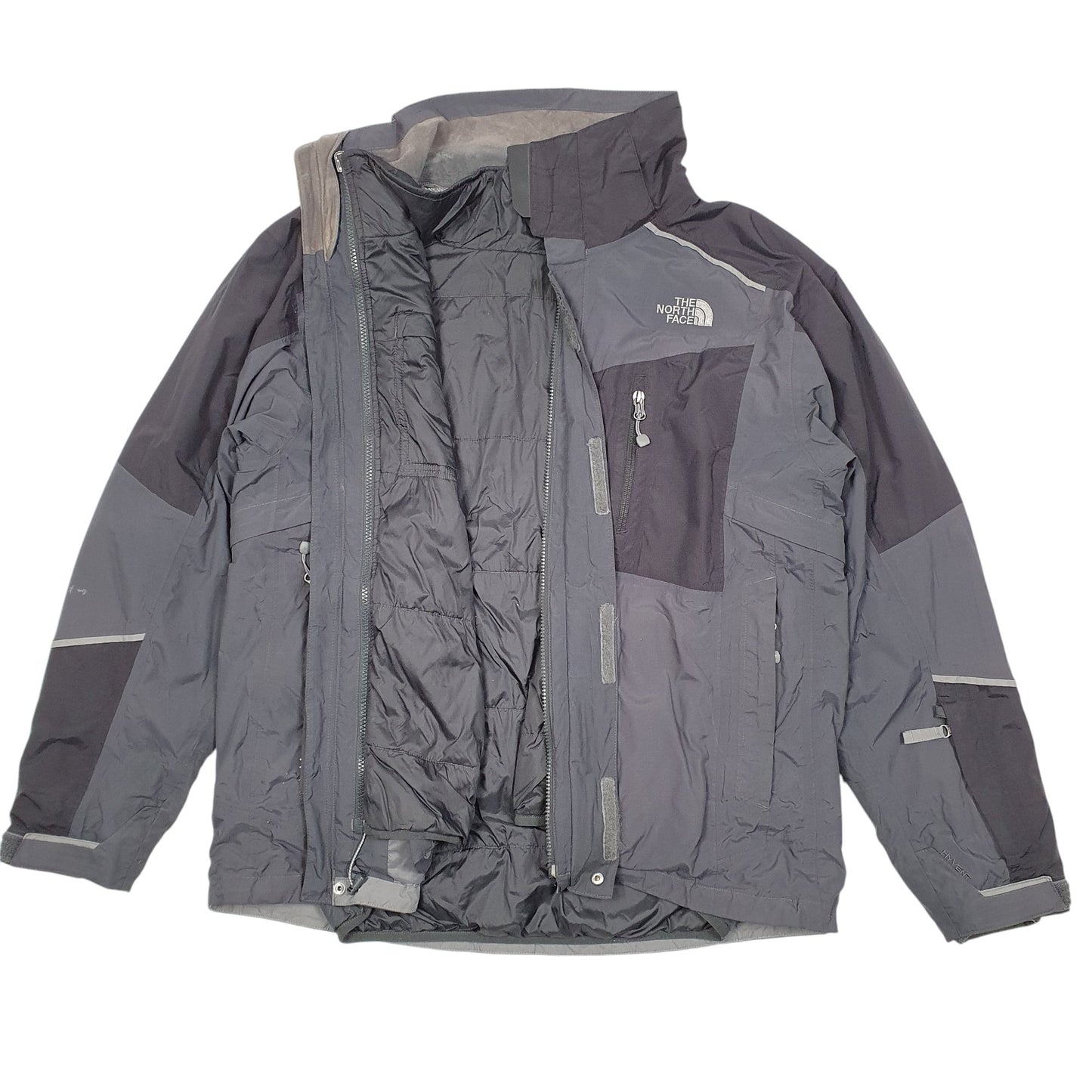 Mens Grey The North Face With Liner  Coat