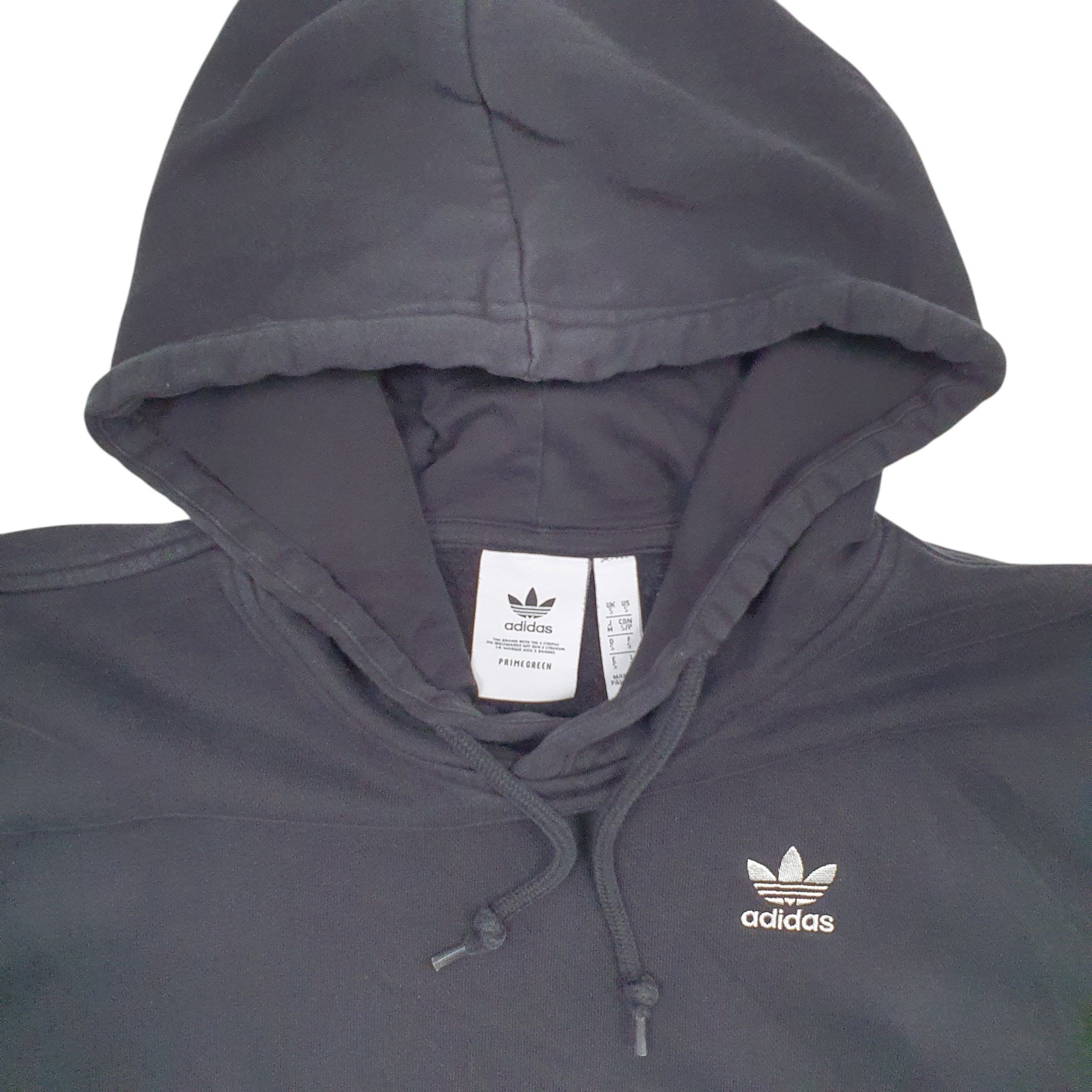 Mens Black Adidas  Hoodie Jumper