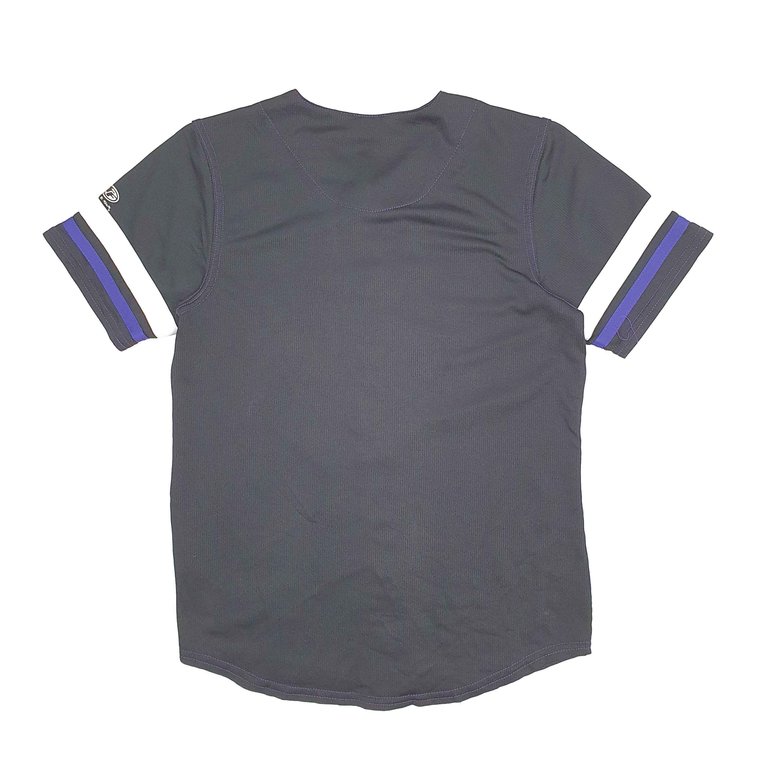 Mens True Fan Short Sleeve MLB Baseball Jersey Colorado Rockies T