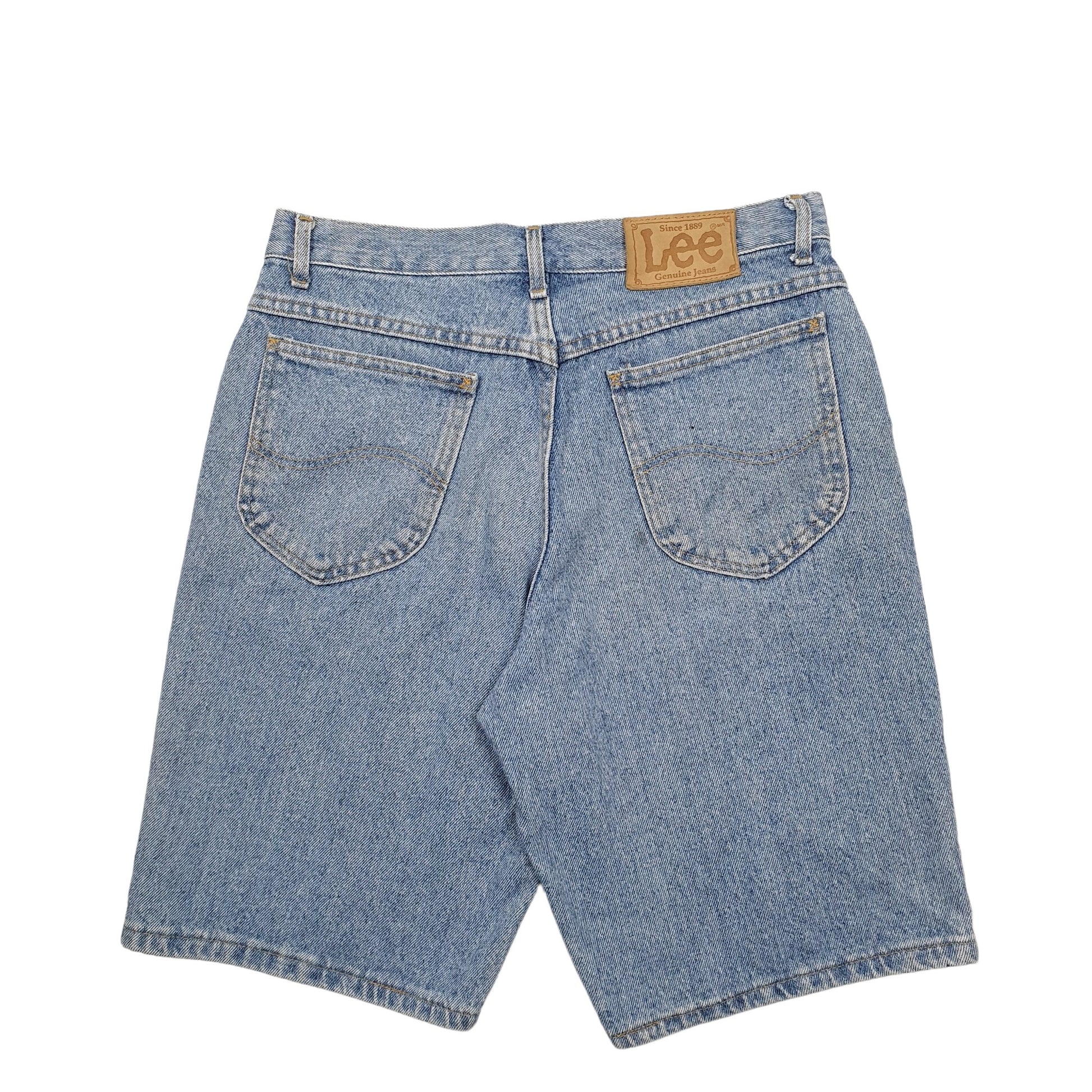 Mens Blue Lee  Denim Shorts