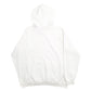 Mens White Adidas Spellout Hoodie Jumper