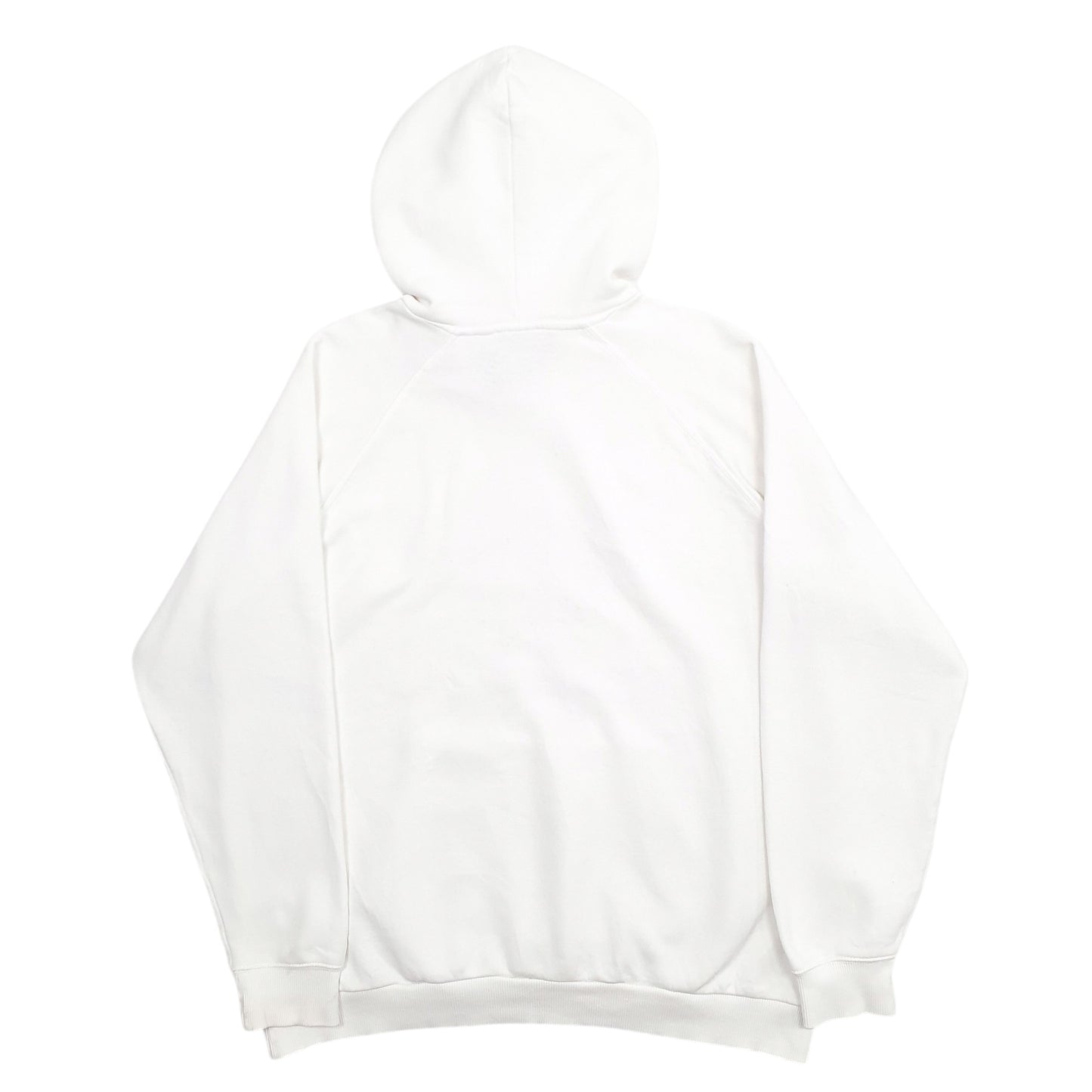 Mens White Adidas Spellout Hoodie Jumper