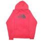 Mens Red The North Face Spellout Hoodie Jumper