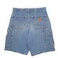 Mens Blue Carhartt Workwear B28 DST Carpenter Shorts