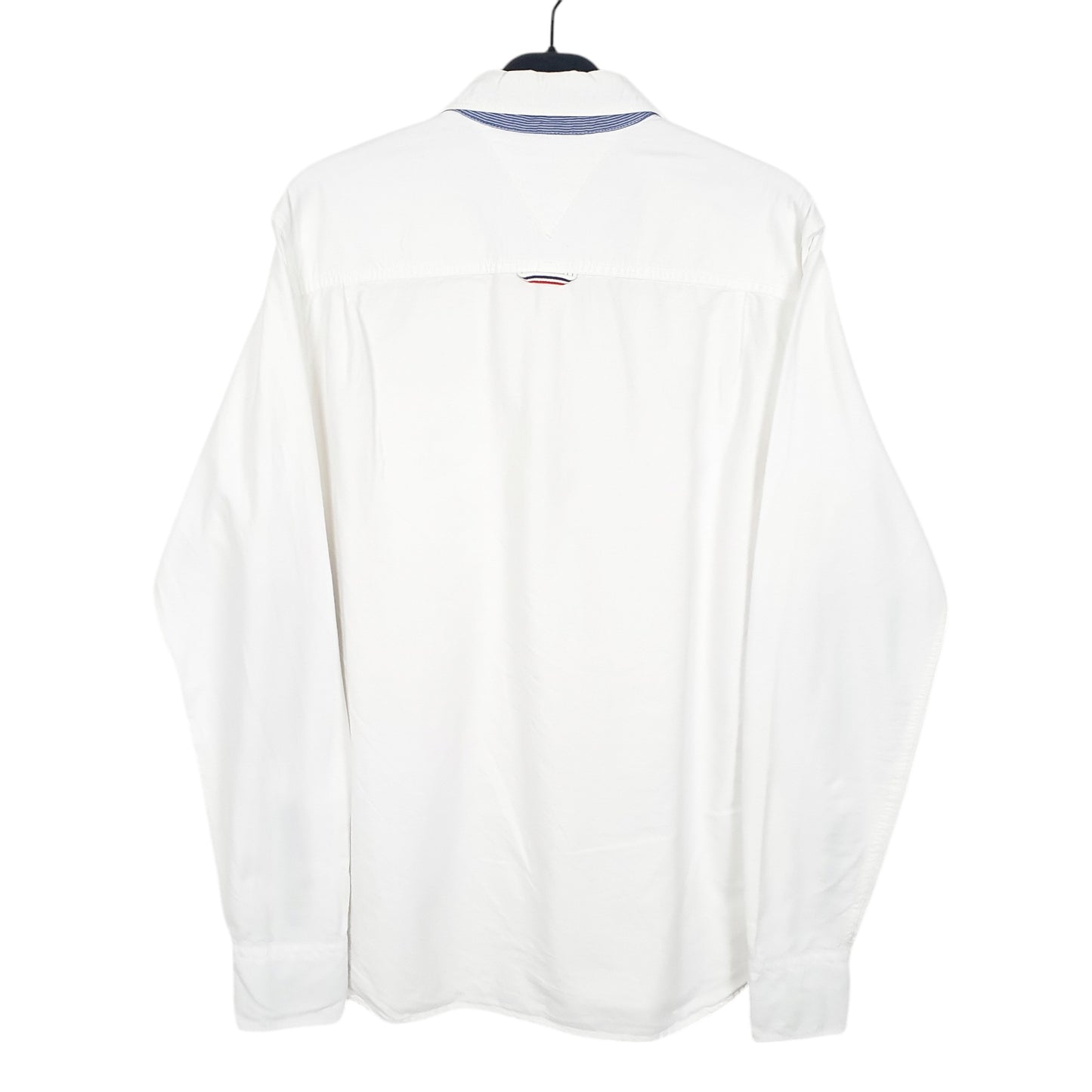Mens White Tommy Hilfiger Denim Long Sleeve Shirt