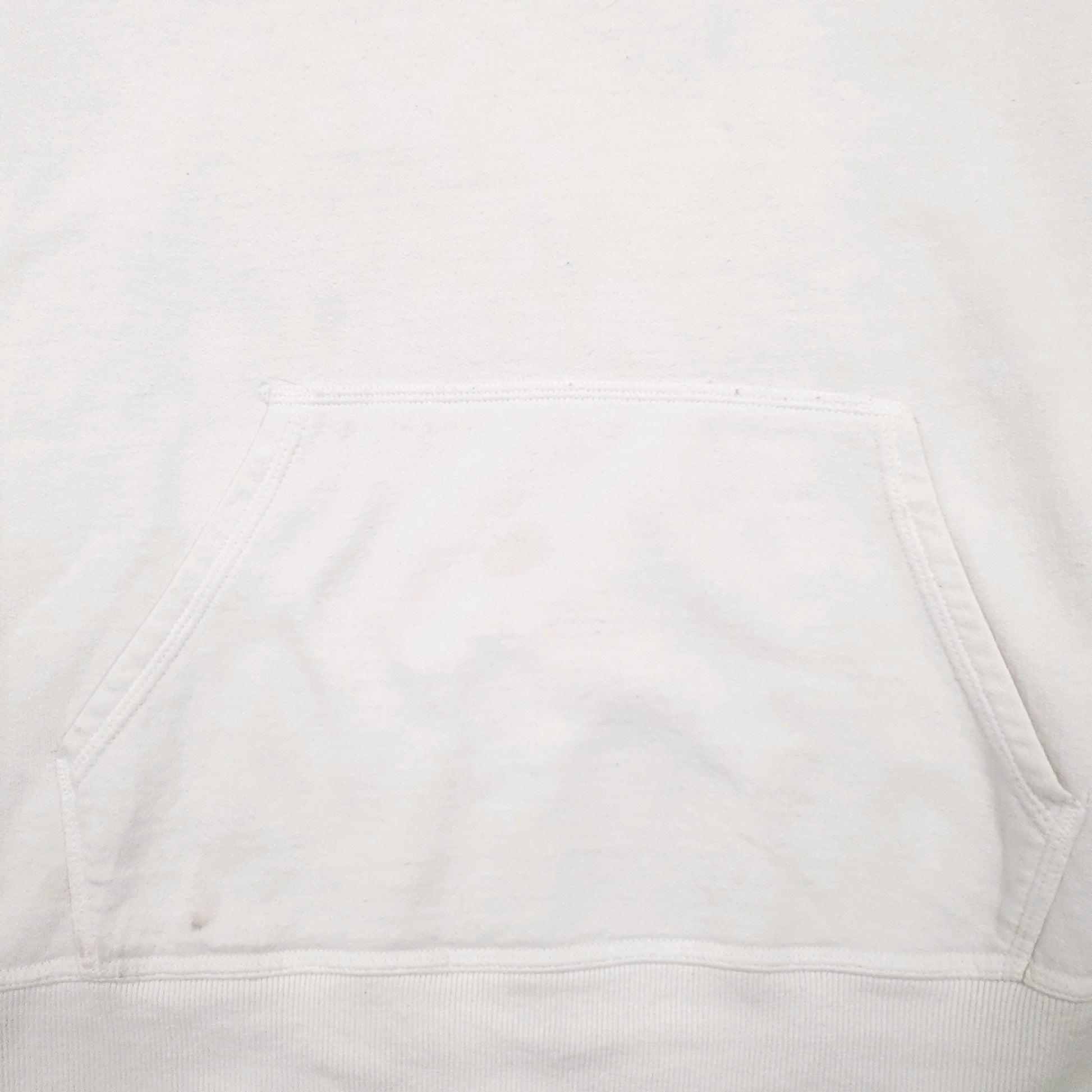 Mens White Champion Spellout Hoodie Jumper