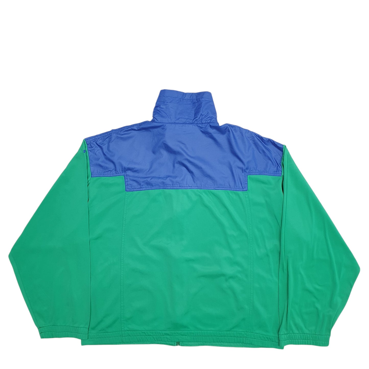 Mens Green Fila Track Top Full Zip Jumper