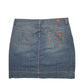 Womens Blue Dickies Skirt Denim Shorts