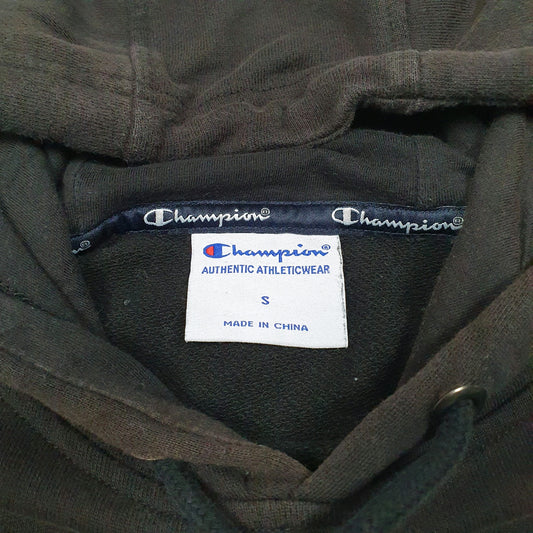 Mens Black Champion  Hoodie Jumper
