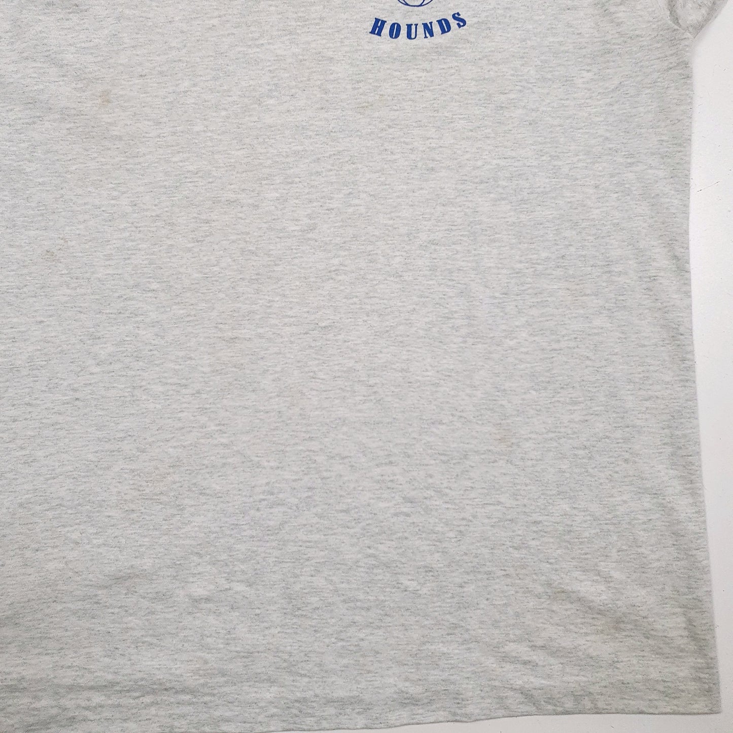 Mens Grey Fruit Of The Loom Single Stitch Vintage 90s Long Sleeve T Shirt