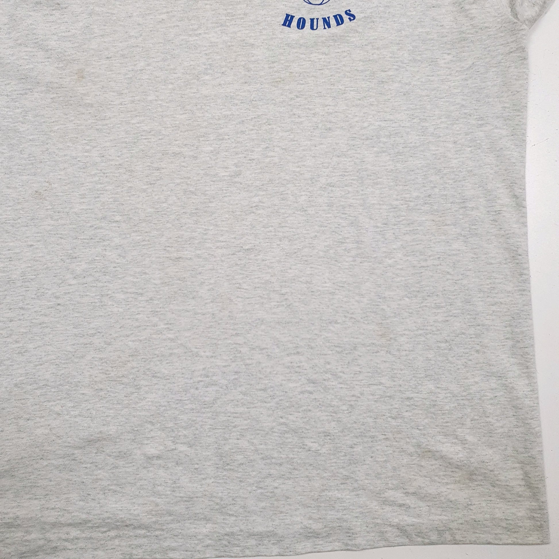 Mens Grey Fruit Of The Loom Single Stitch Vintage 90s Long Sleeve T Shirt