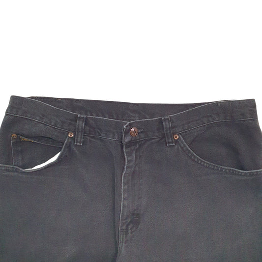 Mens Black Lee  Regular JeansW38 L30