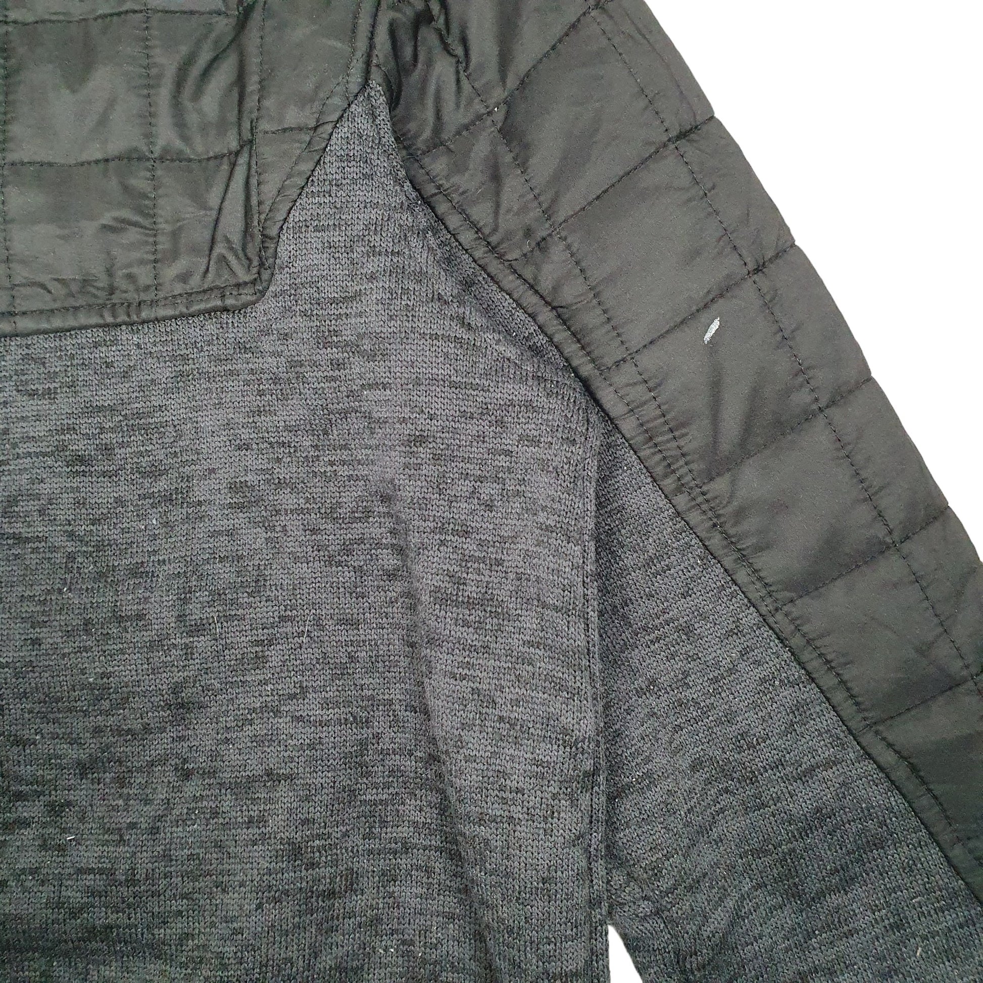 Mens Black Reebok Outdoors Hiking Camping Active Full Zip Jumper