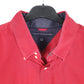 Mens Red Tommy Hilfiger  Long Sleeve Shirt