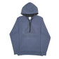 Mens Blue Reebok Spellout Hoodie Jumper
