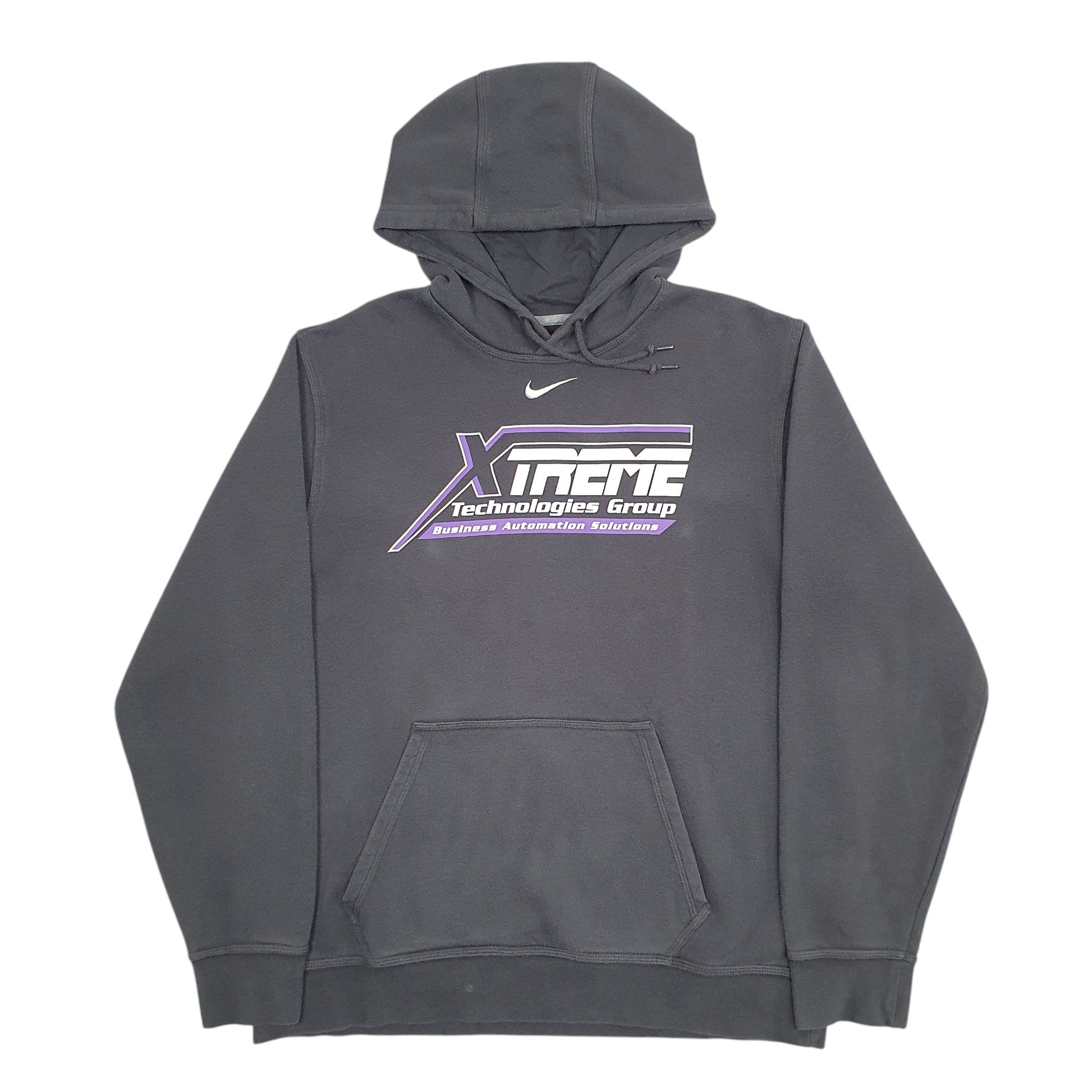 Mens Grey Nike Xtreme Technologies Group Hoodie Jumper