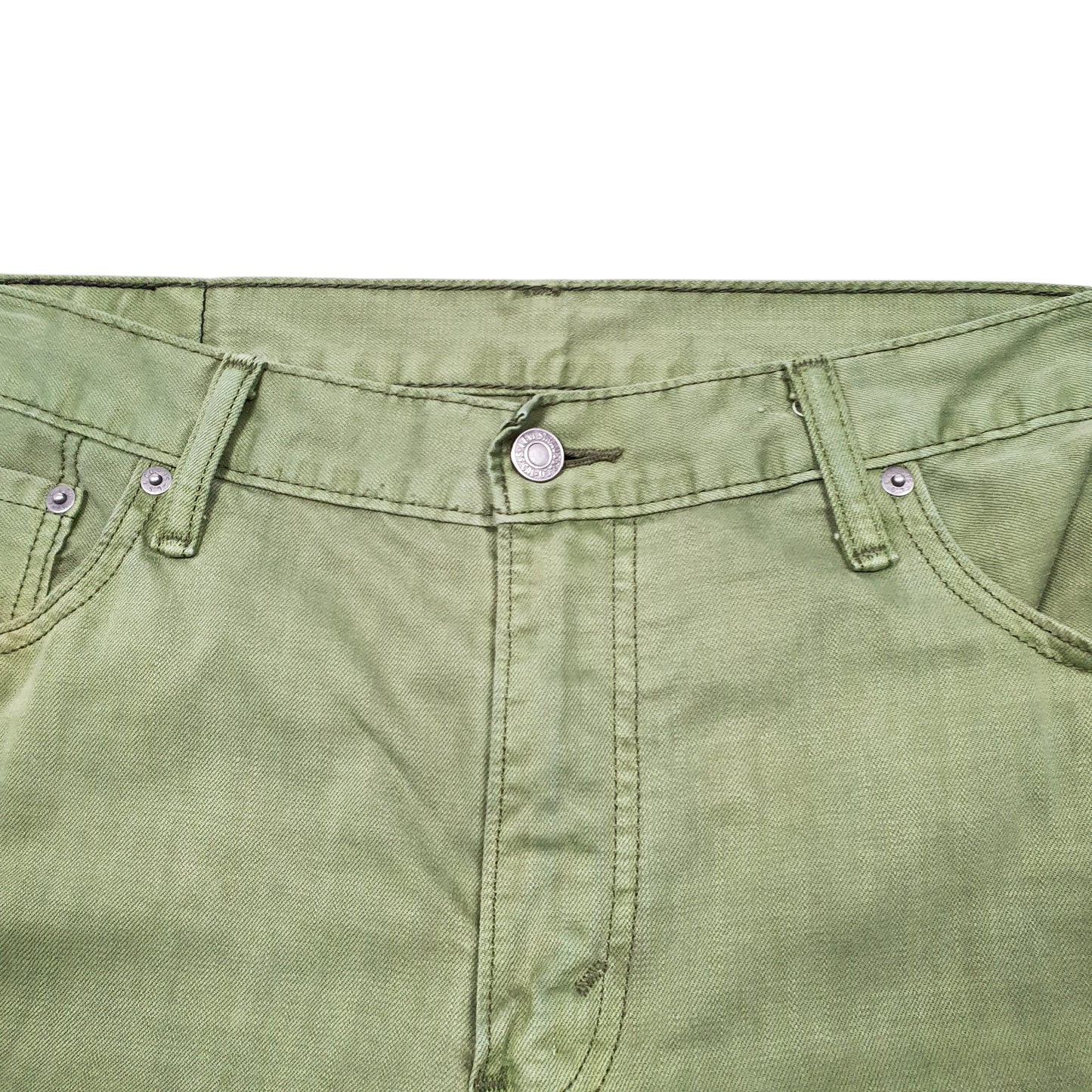 Mens Green Levis  514 JeansW36 L30