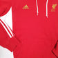 Mens Red Adidas Liverpool Football Club LFC Hoodie Jumper