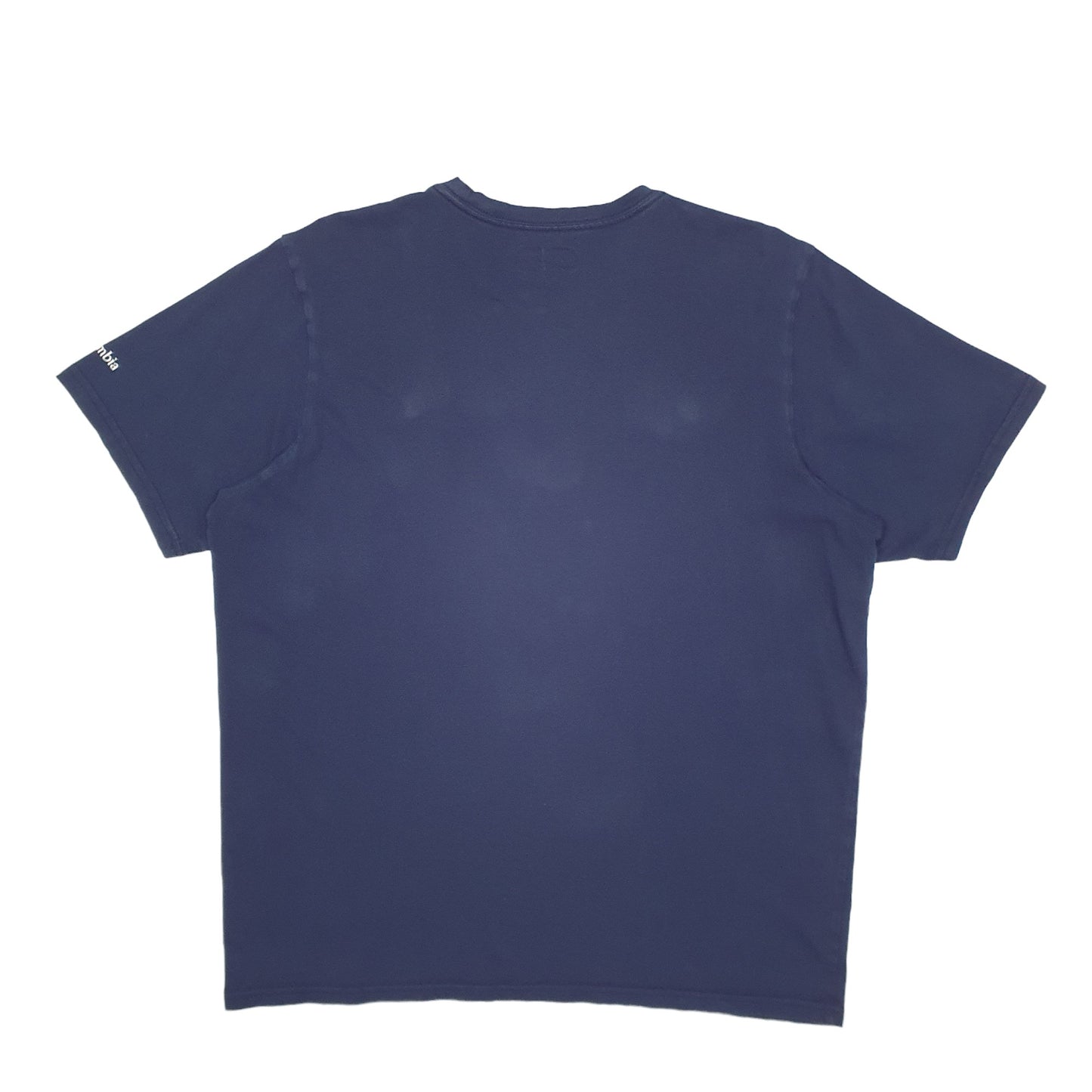 Mens Blue Columbia Sportswear Spellout Short Sleeve T Shirt