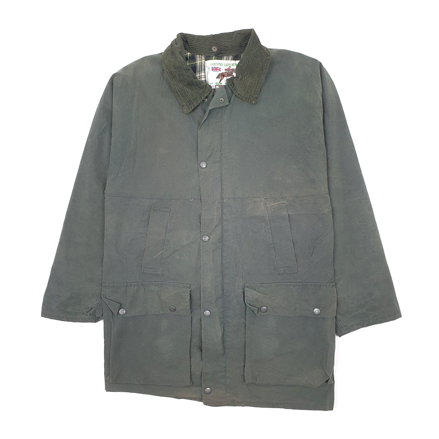 Mens Green Country Leisure Wear   Coat