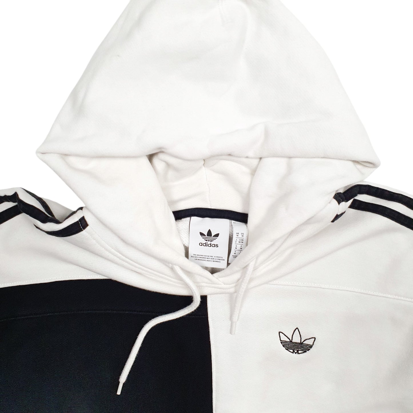 Mens White Adidas  Hoodie Jumper