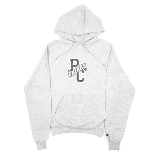 Mens Grey Champion PC Friars Spellout USA College Hoodie Jumper
