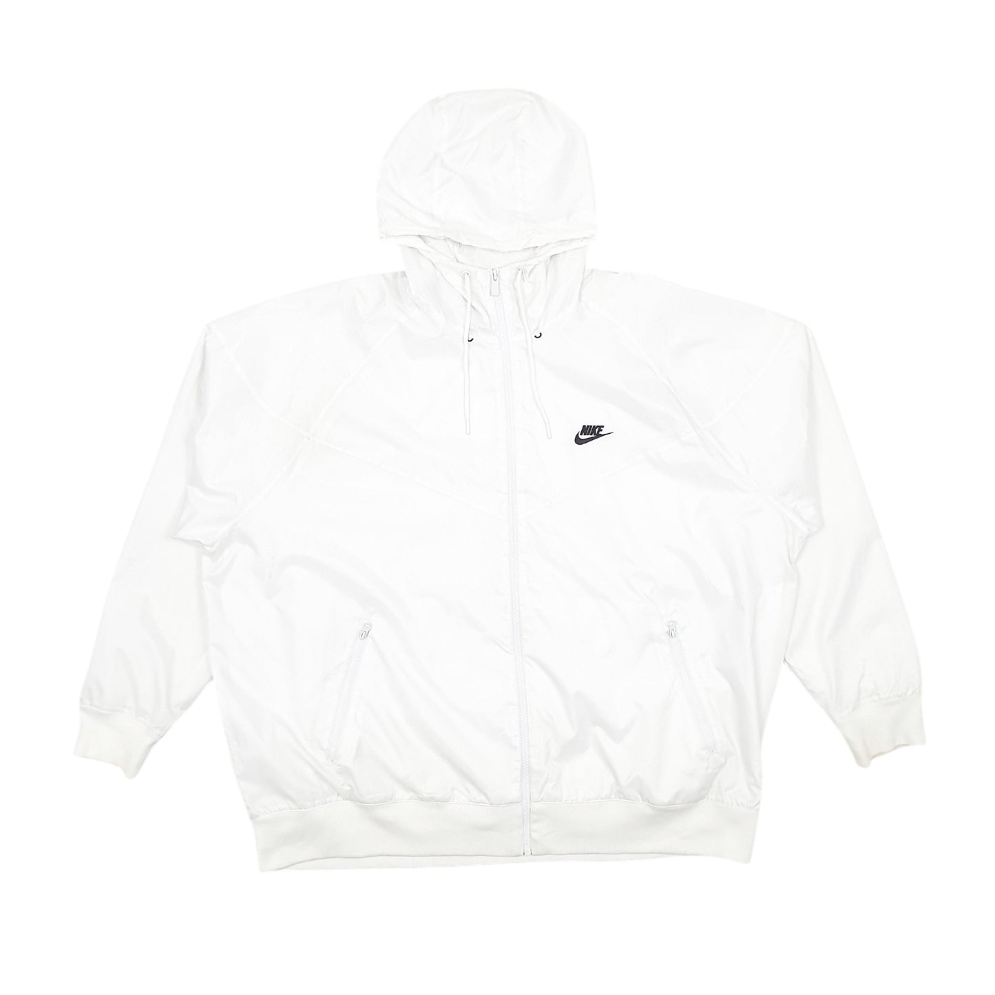 Mens White Nike  Hoodie Coat