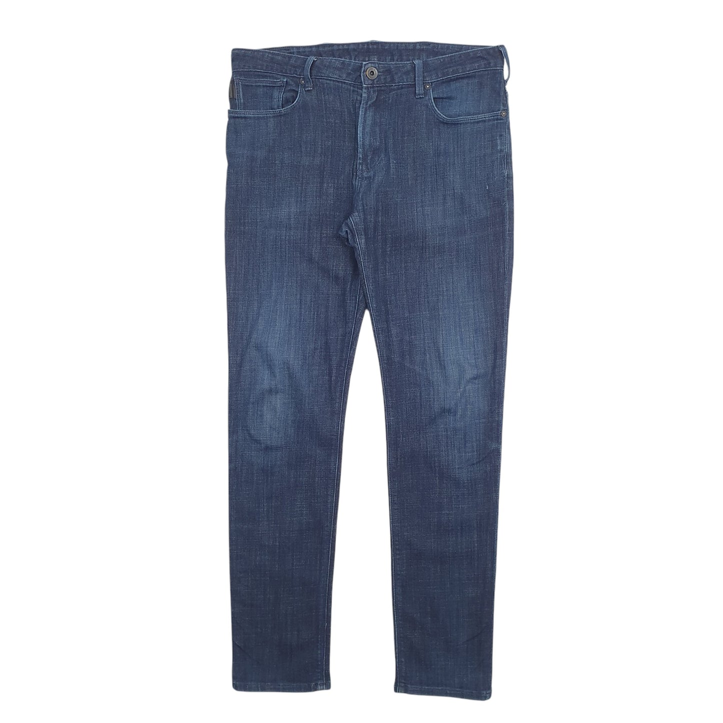 Mens Blue Armani Stretch Fit Casual JeansW32 L30