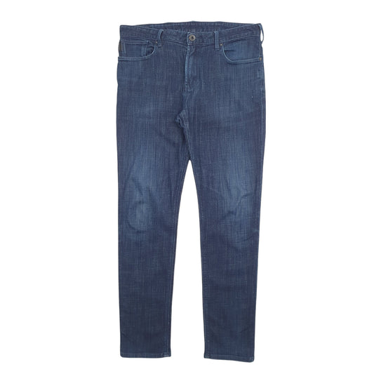 Mens Blue Armani Stretch Fit Casual JeansW32 L30