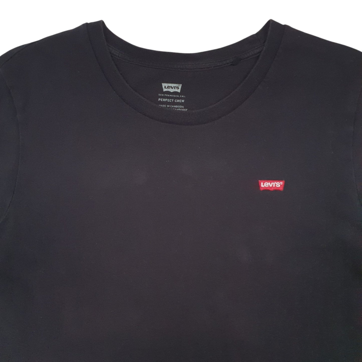 Mens Black Levis  Short Sleeve T Shirt