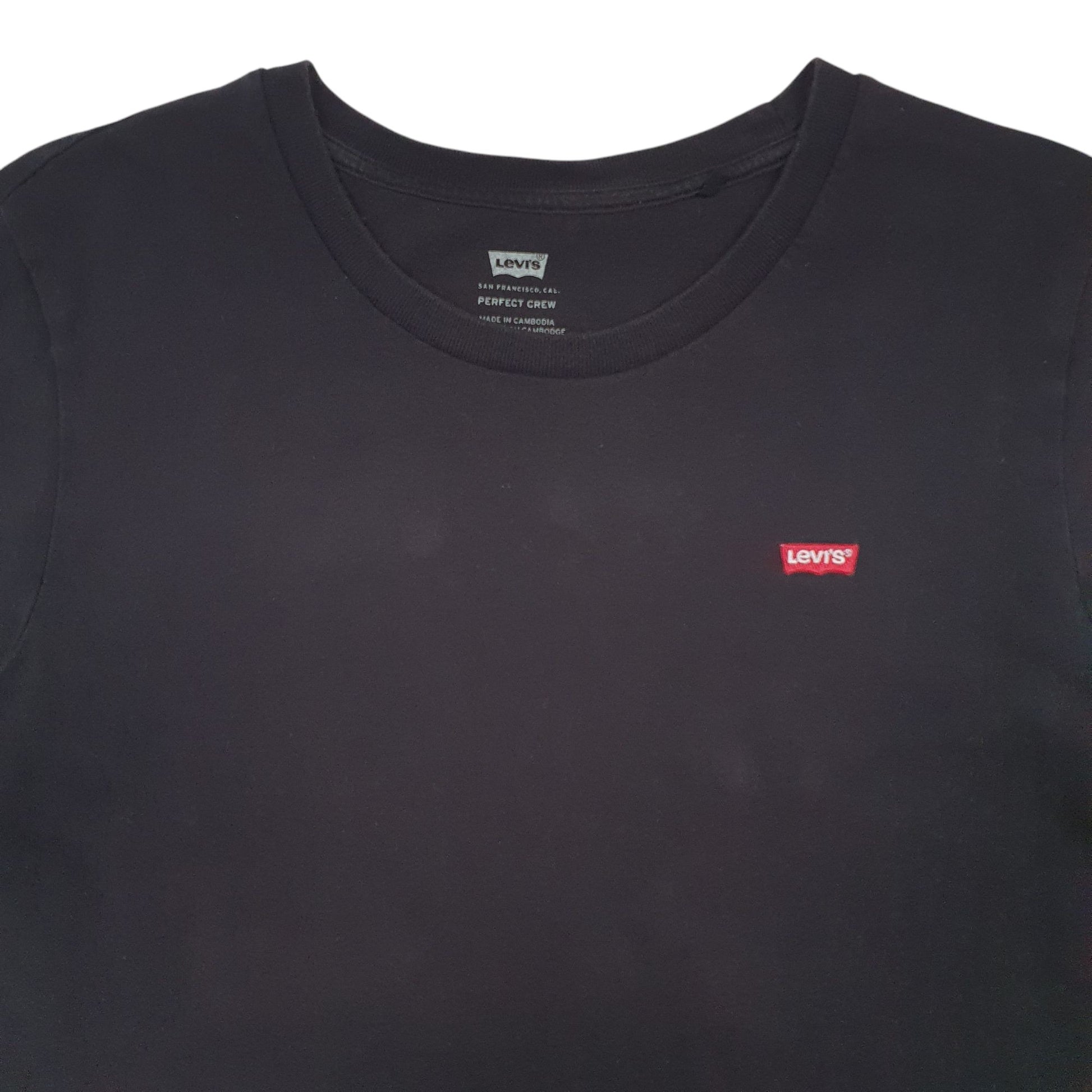 Mens Black Levis  Short Sleeve T Shirt