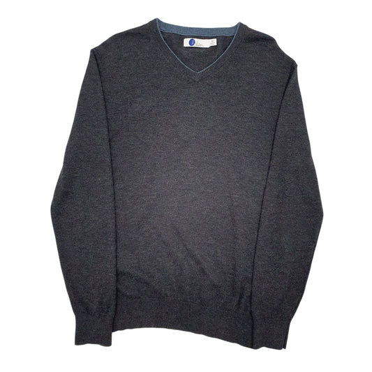 Mens Grey Boden Lightweight V Neck Jumper