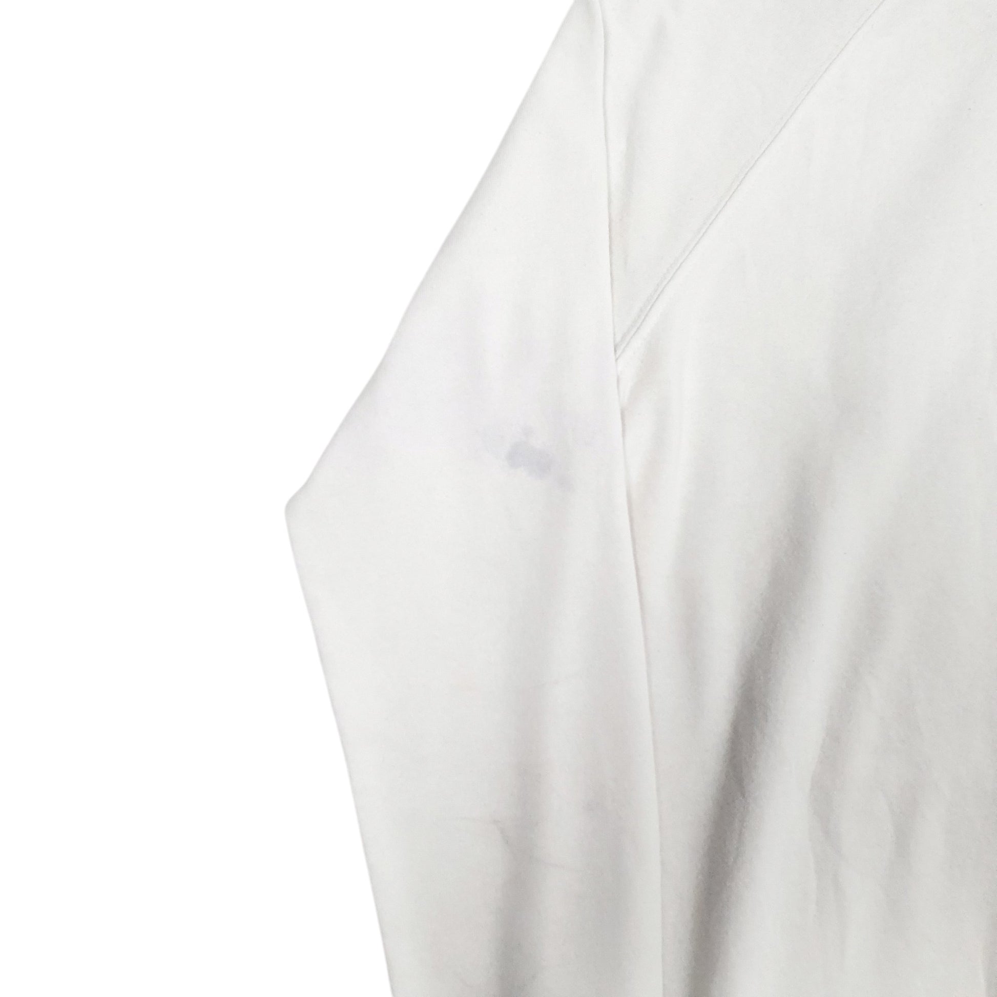 Womens White The North Face Spellout Hoodie Jumper