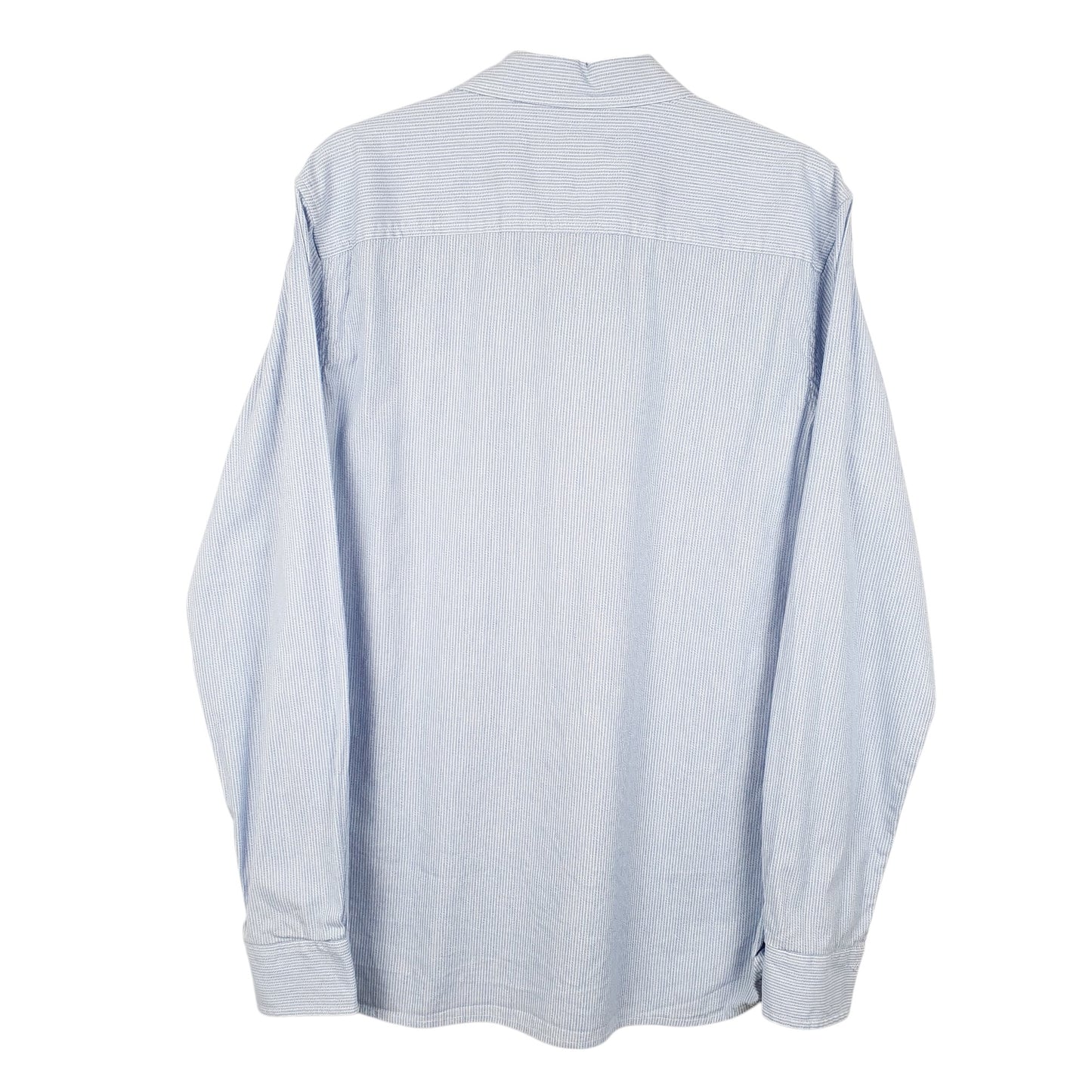 Mens Blue Crew Clothing Company  Long Sleeve Shirt