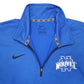 Mens Blue Nike Nouvel College USA Dri Fit Active Quarter Zip Jumper