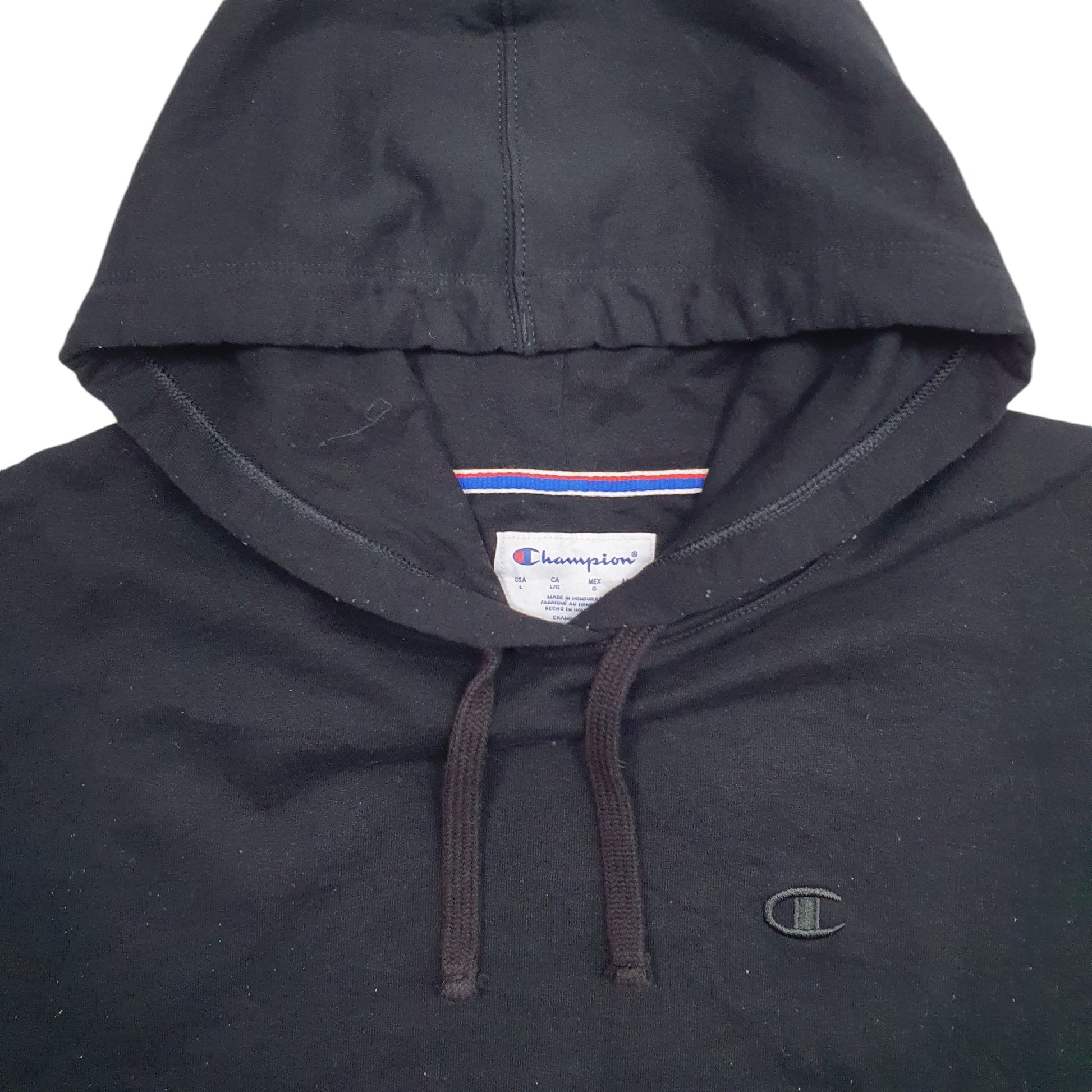 Womens Black Champion  Hoodie Jumper