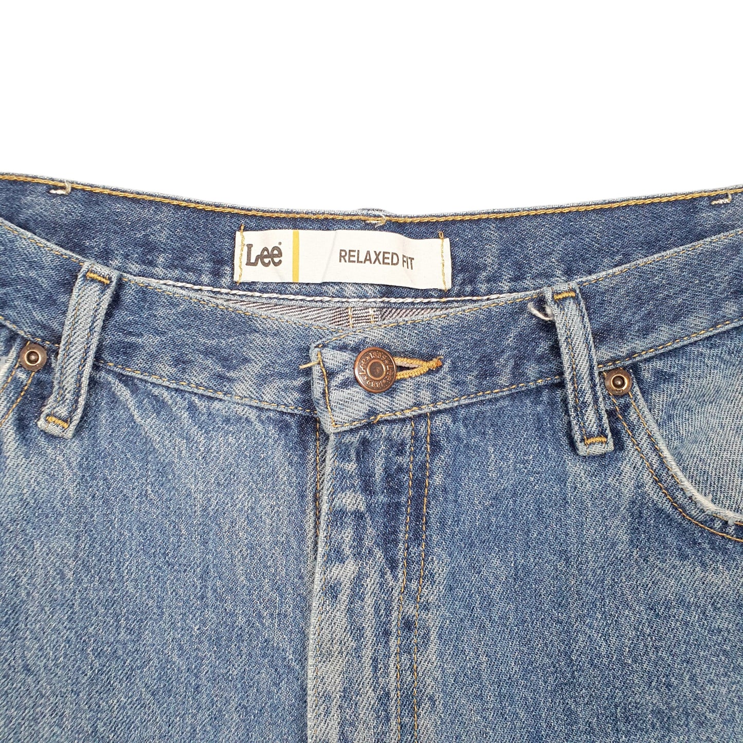 Mens Blue Lee Relaxed Casual JeansW40 L30