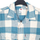 Mens Cream Levis Flannel Overshirt Shacket Long Sleeve Shirt