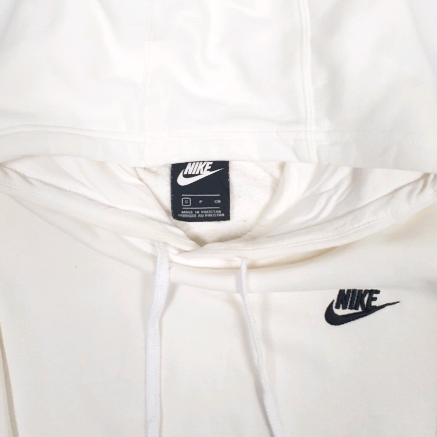 Mens White Nike  Hoodie Jumper