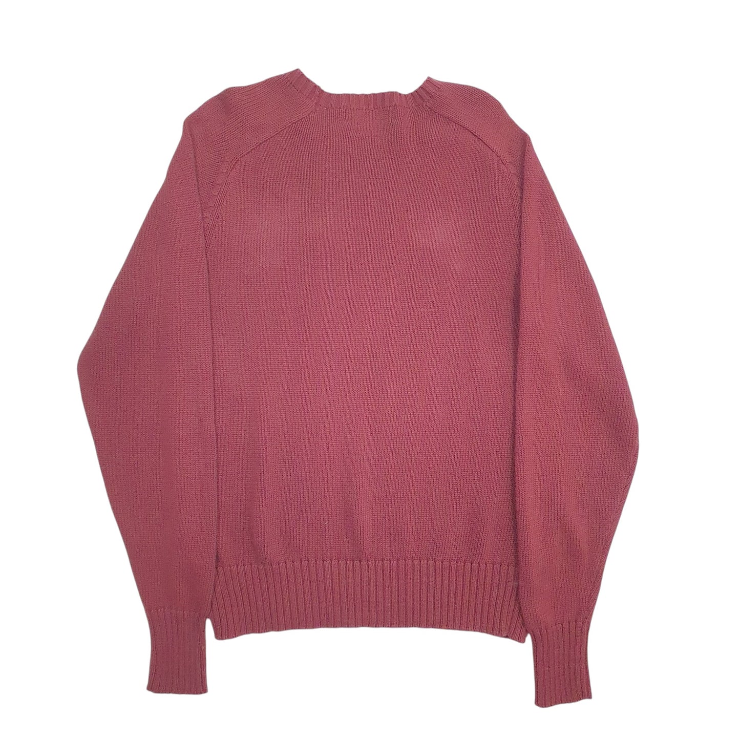 Mens Burgundy Polo Ralph Lauren Knit Crewneck Jumper