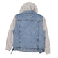 Womens Blue Levis Hoodie  Coat