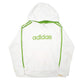 Womens White Adidas  Hoodie Jumper