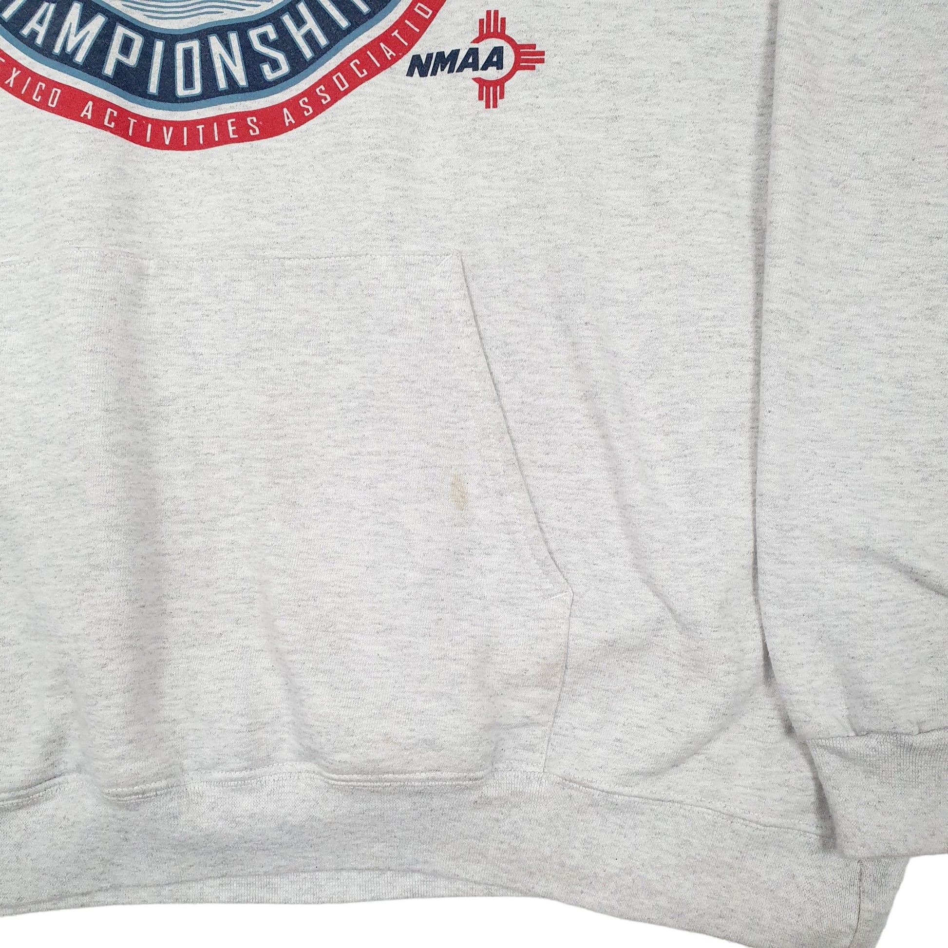 Mens Grey Hanes New Mexico Football NFL Hoodie Jumper