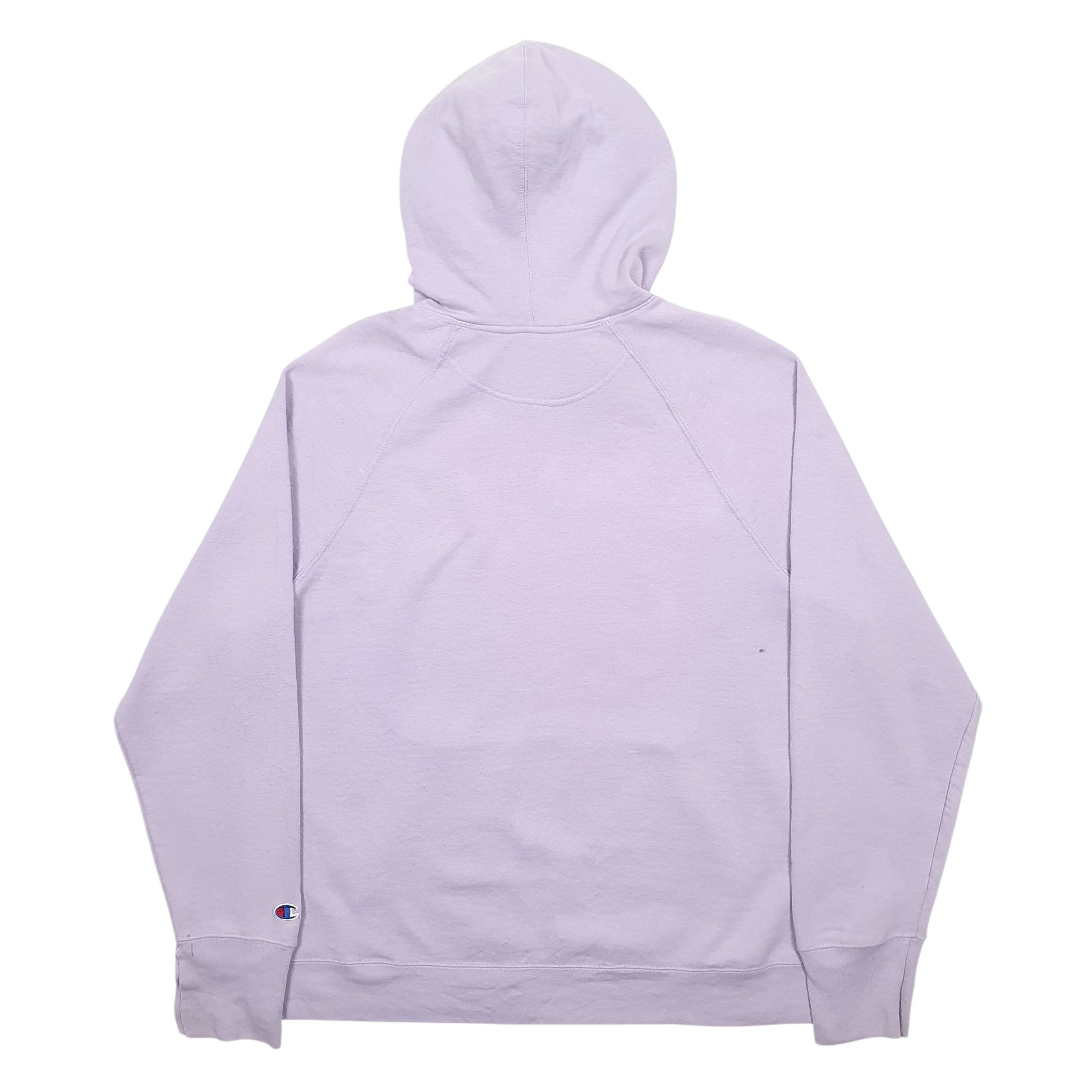 Womens Purple Champion Spellout Hoodie Jumper