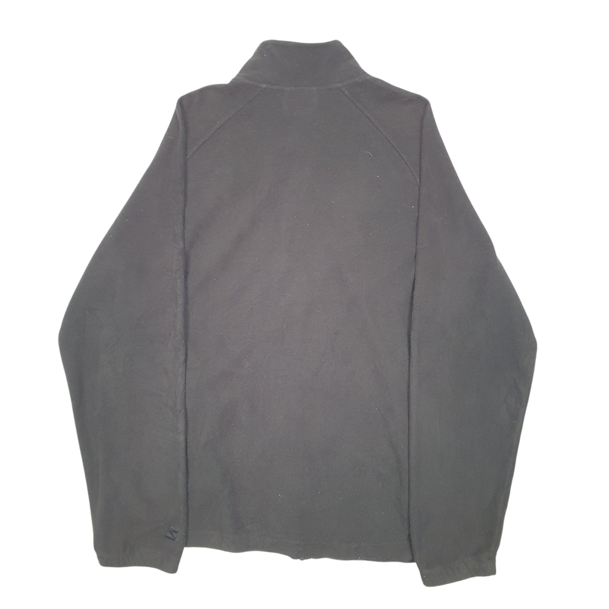 Mens Black Starter  Full Zip Jumper