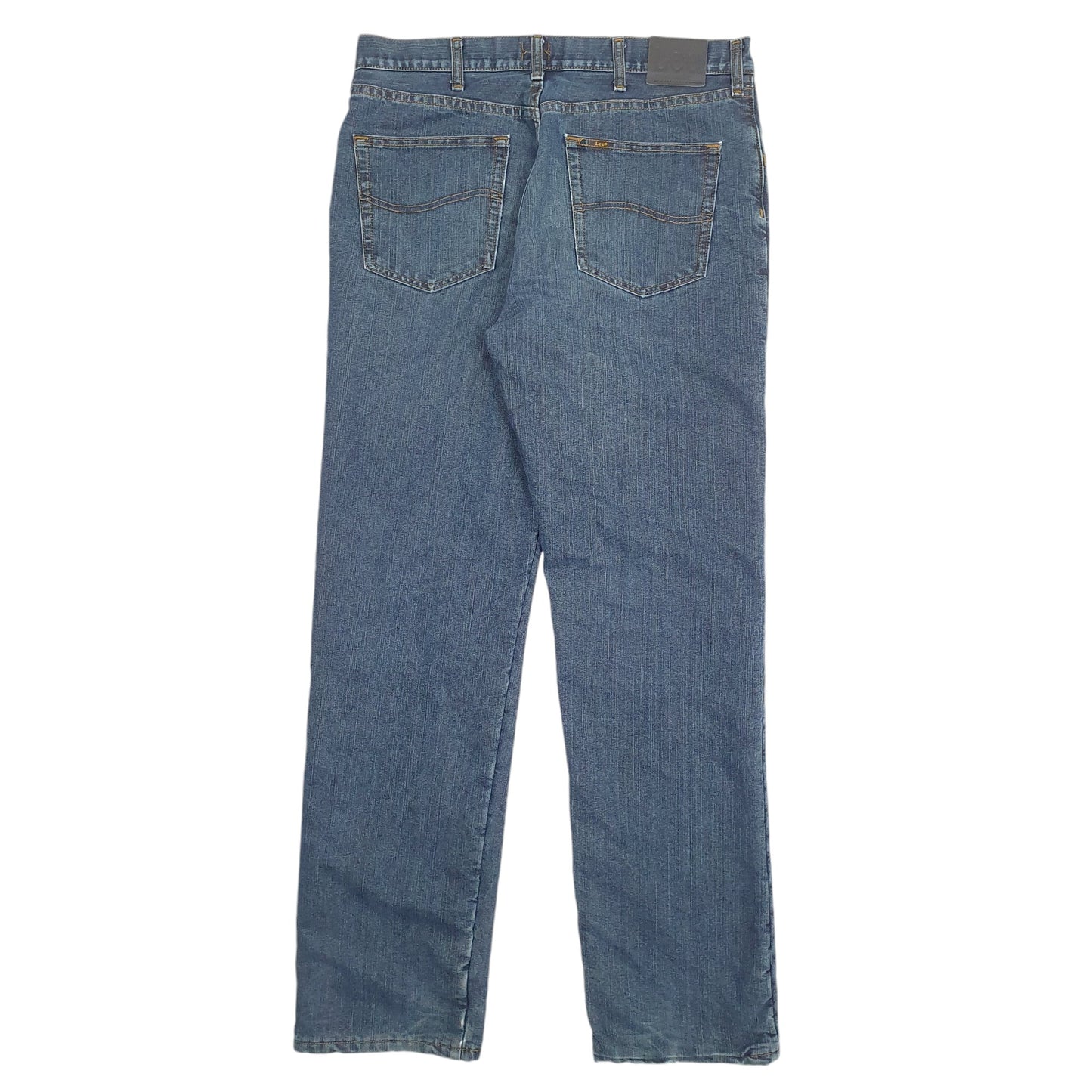 Mens Blue Lee Lined Thermal Relaxed JeansW34 L34