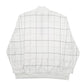 Mens White Nautica Grid Quarter Zip Jumper