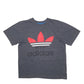 Womens Grey Adidas Spellout Short Sleeve T Shirt